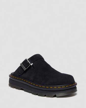 Zebzag Suede Casual Slingback Platform Mules