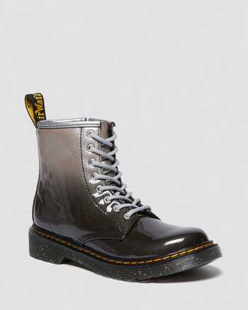 Junior 1460 Gradient Glitter Leather Lace Up Boots