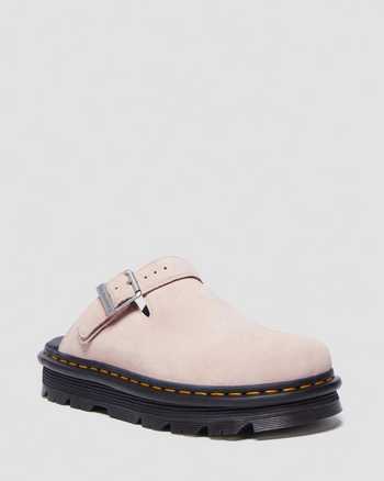 Zebzag Suede Casual Slingback Platform Mules
