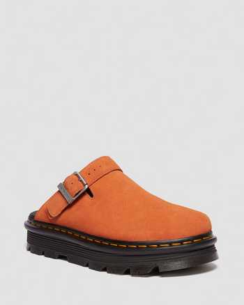 Zebzag Suede Casual Slingback Platform Mules