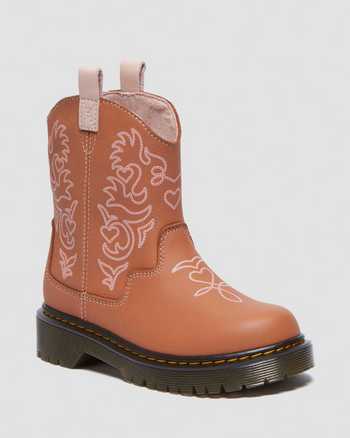 Junior Strixton leather pull-on boots