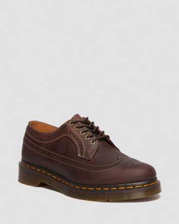 3989 Crazy Horse leather brogue shoes
