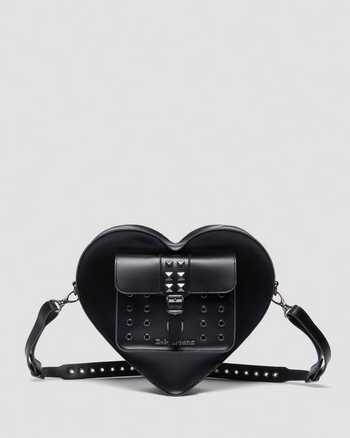 Kiev Leather Hardware Heart Shaped Bag