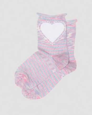 Heart Cotton Blend Socks