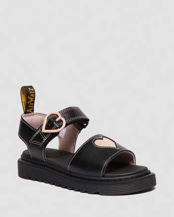 Junior Marlow Hearts leather Sandals