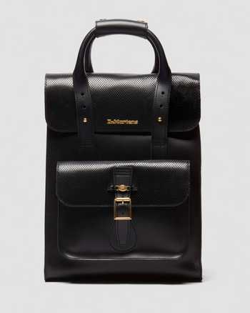 Lunar New Year Diamond Embossed Leather Backpack