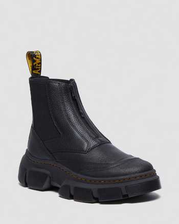 DMXL Zip Chelsea leather boots