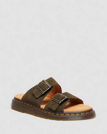 Josef suede slide sandals