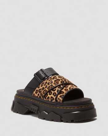 Mattison leopard Slide sandals