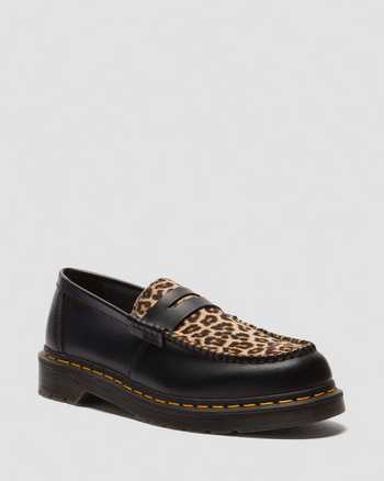 Penton Hair On & Smooth leather loafers