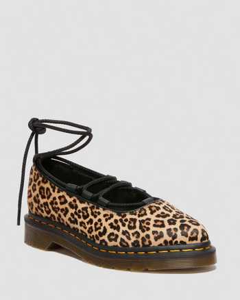 Elphie II leopard ballet flats