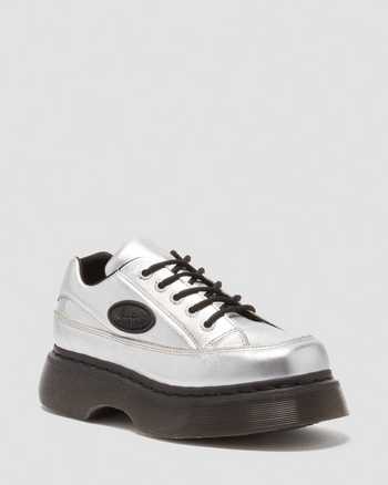 Buzz 5-eye metalic leather shoes