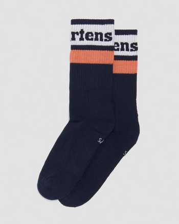 Athletic Logo Organic Cotton Blend Socks
