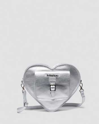 Heart Shaped Milled Metallic Backpack