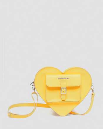 Kiev Leather Hardware Heart Shaped Bag